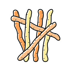 cheese sticks snack food color icon vector. cheese sticks snack food sign. isolated symbol illustration