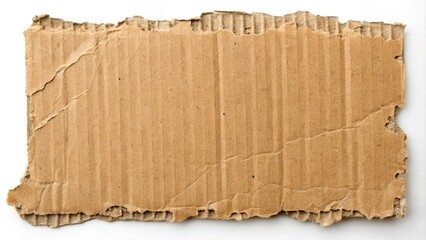 Torn cardboard background and texture