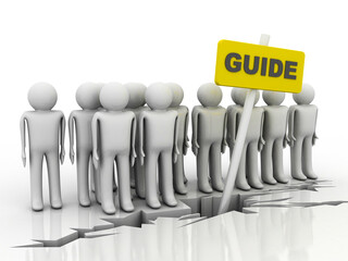 3d illustration Business Network concept
