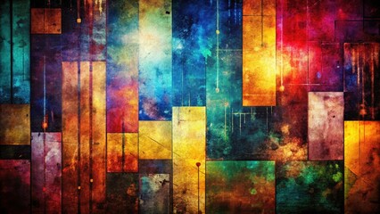 Edgy Urban Grunge Texture Design Art Background for Creative Projects, Dark Muted Colors, Distressed Elements, Perfect for Posters, Website Backgrounds, and Social Media Graphics