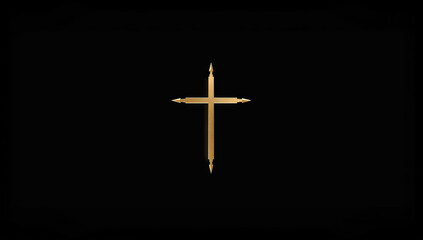 Christian Greek, Armenian, Greek cross. Generative AI