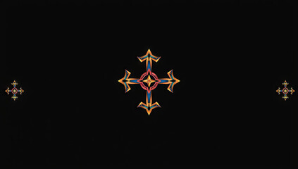 Christian Greek, Armenian, Greek cross. Generative AI