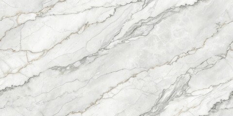 Obraz premium Elegant White Marble Texture with Grey and Gold Veining for Design Projects