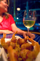 Galveston, Texas Fried Shrimp Dinner