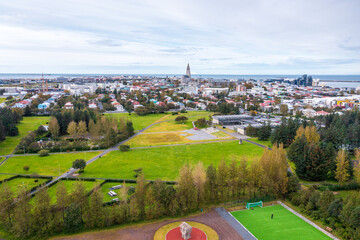 Klambratun park with city view