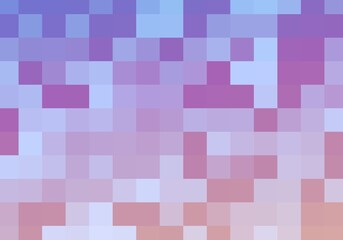 abstract mosaic blue, purple, and yellow gradation background. colorful textured background.