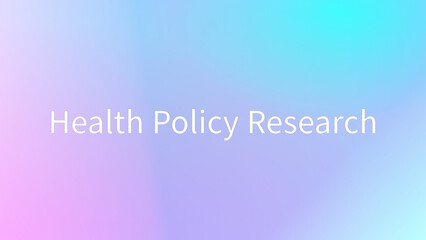 Health Policy Research のグラデーション背景イラスト