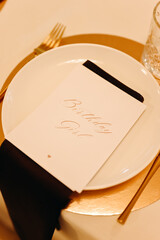 restaurant table setting