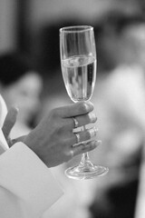 glasses of champagne