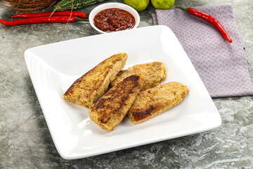 Indian chiken kebab minced meat