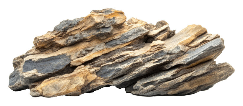 Natural eroded rock formation, geological texture. Earth science and nature concept