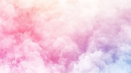 Fototapeta premium Pastel-colored cloudscape, soft, dreamy, textured background. Generative ai