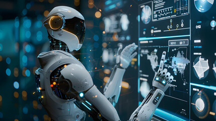 Fototapeta premium Smart Analytics in Automated Billing A digital billing