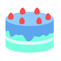 Berry Cake Birthday Tart