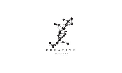 DNA structure vector simple black icon white background