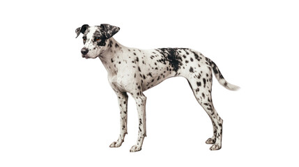 Elegant Dalmatian Dog Pose 