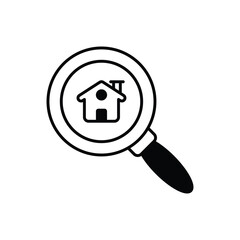 Property Search vector icon