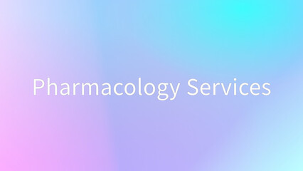 Pharmacology Services のグラデーション背景イラスト