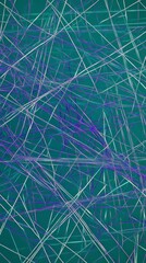 Obraz premium Abstract Design with Intricate Intersecting Lines. A Stunning Visual Composition with Vibrant Colors and Geometric Shapes.