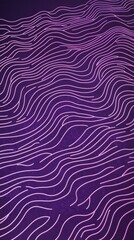 Obraz premium Stunning Purple Abstract Wavy Lines Digital Art Design