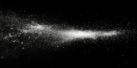 Fototapeta premium A close-up of glittering star dust particles floating in the air, capturing a sense of wonder.