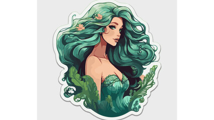 beautiful mermaid under the sea 022