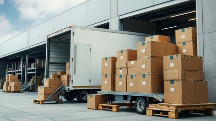 Modern Warehouse Operations: Efficient Loading and Unloading of Goods