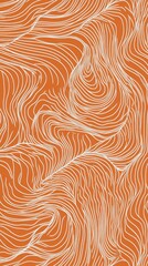Stunning Abstract Line Art Design in Warm Hues