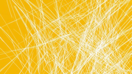 Obraz premium Abstract Lines on a Golden Canvas: A Visual Symphony of Intertwined Lines