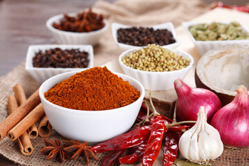 Garam Masala
The composition of garam masala can vary by region and personal preference, but it typically includes a blend of spices like cumin, coriander, cardamom, cinnamon, cloves, and black pepper