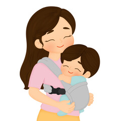 Obraz premium mother and child
