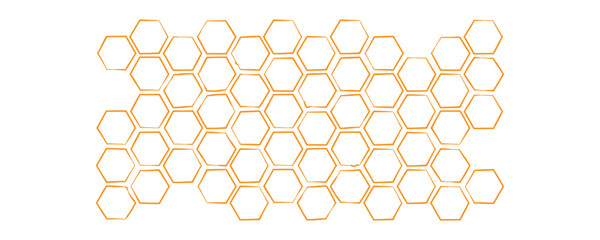 Propolis Honey comb background. Textured Honeycomb structure. Honey, pollen, wax, parchment and bee products in sketch style. Stock vector illustration isolated on a white background.