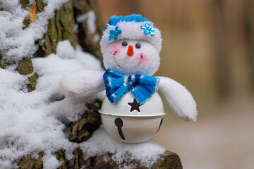 New Year backgrounds. Christmas ornaments and decorations. New Year symbols. Santa Claus. Snowman. Winter fairy tale backgrounds. Elegant holiday tree.