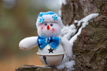 New Year backgrounds. Christmas ornaments and decorations. New Year symbols. Santa Claus. Snowman. Winter fairy tale backgrounds. Elegant holiday tree.