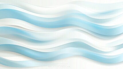 Soft waves of blue and white create a calming abstract design, perfect for backgrounds or creative projects