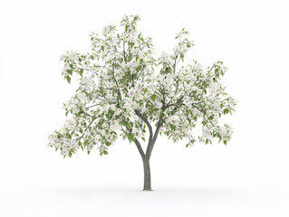 Obraz premium tree isolated on white background