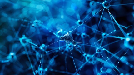 Abstract Blue Neural Network: Microscopic Connections