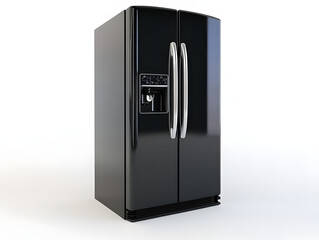 Fototapeta premium modern refrigerator isolated
