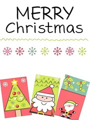 Fototapeta premium Merry Christmas sign