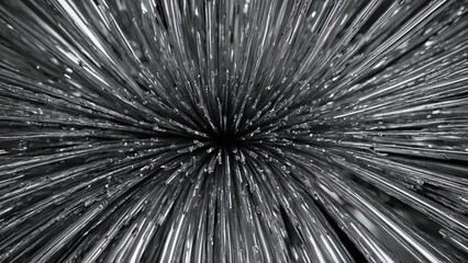 Obraz premium Abstract White Chrome Lines Background A Sleek and Futuristic Design for Digital and Graphic Artwork