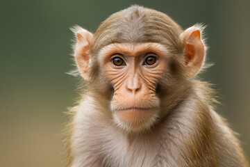 Fototapeta premium arafed monkey with a very long nose and a very long tail