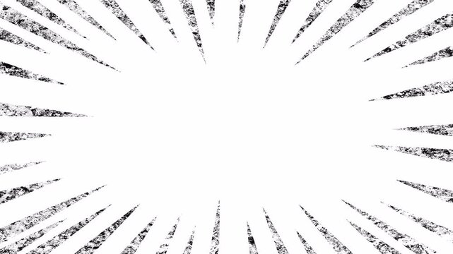 キラキラした銀色風の集中線のアルファつきループアニメーション
