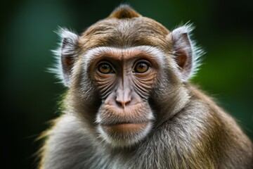 Obraz premium arafed monkey with a very long nose and a very long tail