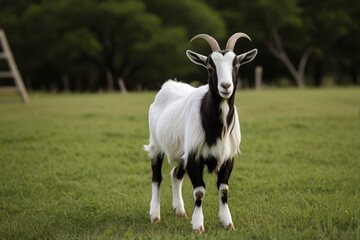 Obraz premium there is a goat that is standing in the grass