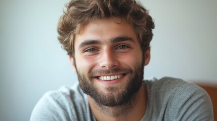 Fototapeta premium The Smiling Young Man