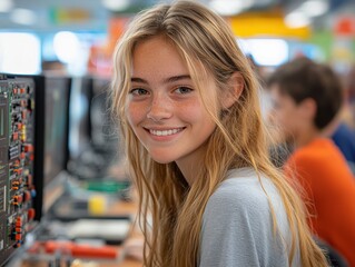 Students Collaborating on Machine Learning Projects