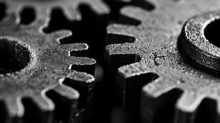 imagine prompt: A close-up of a machine part in a minimalist aesthetic, emphasizing textures and materials, set against a plain backdrop to draw attention to the details -