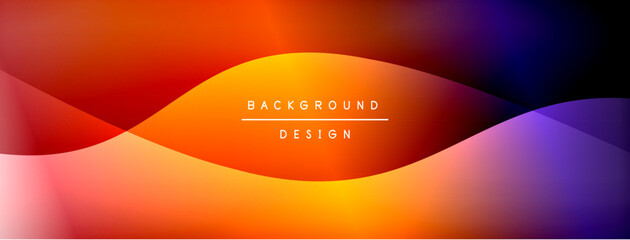 Gradient and shadow wave line geometric background. Vector Illustration For Wallpaper, Banner, Background, Card, Book Illustration, landing page