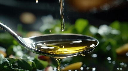The Spoon with Olive Oil