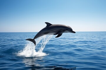 dolphin jumping out of the water